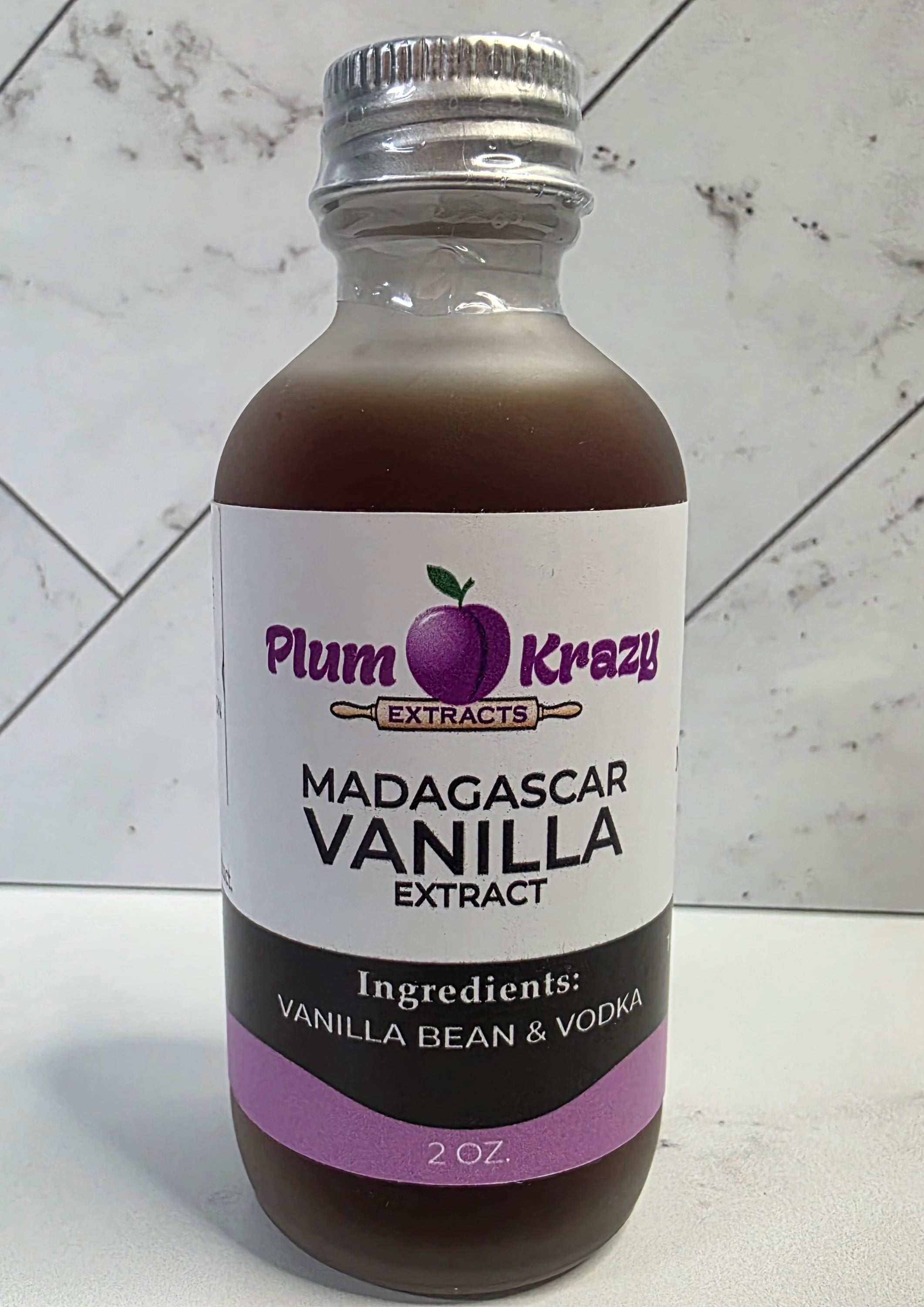 "Madagascar 2oz Vanilla Extract - handcrafted Texas vanilla extract by Plum Krazy Creations"