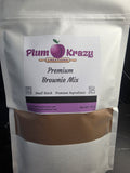 "Plum Krazy Premium Brownie Mix - handcrafted Texas brownie mix by Plum Krazy Creations"
